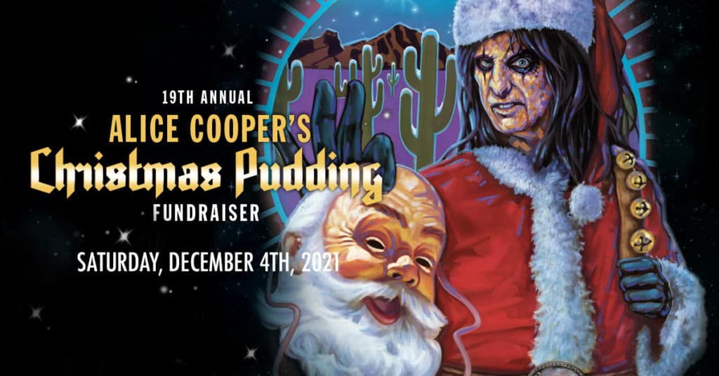 alice cooper christmas pudding